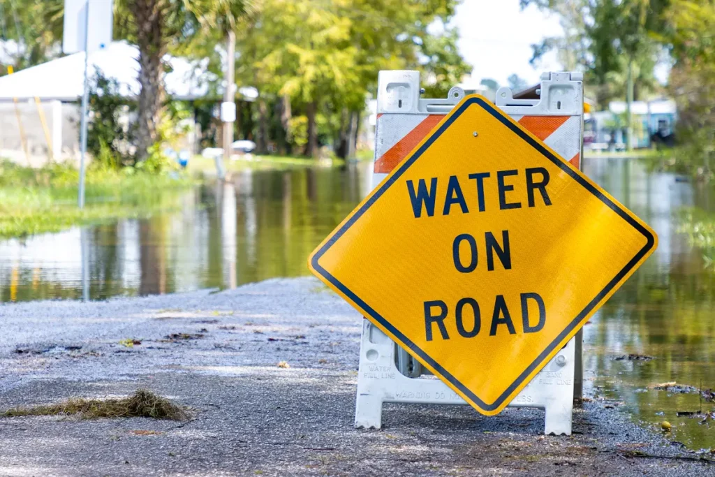 Disaster Ice and Water in Florida