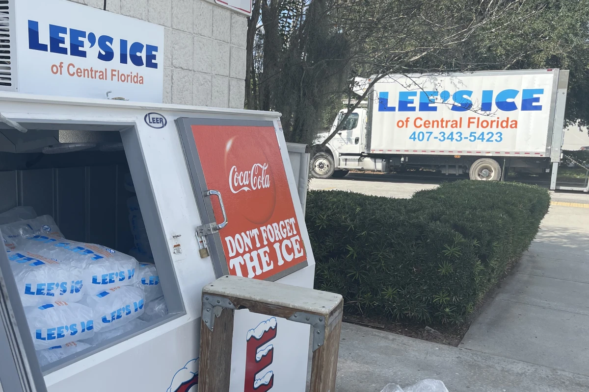 Ice Delivery To Gas Station